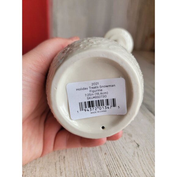 Lenox NEW holiday treats snowman Xmas figure hot cocoa home - Picture 6 of 6